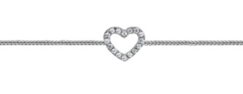 Bracelet Sterlingsilver with white Topaz SE-B195A Jacques Lemans