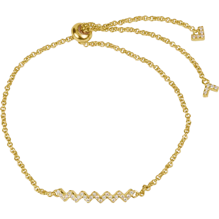 Bracelet Sterlingsilver goldplated with Topazen SE-B236B Jacques Lemans