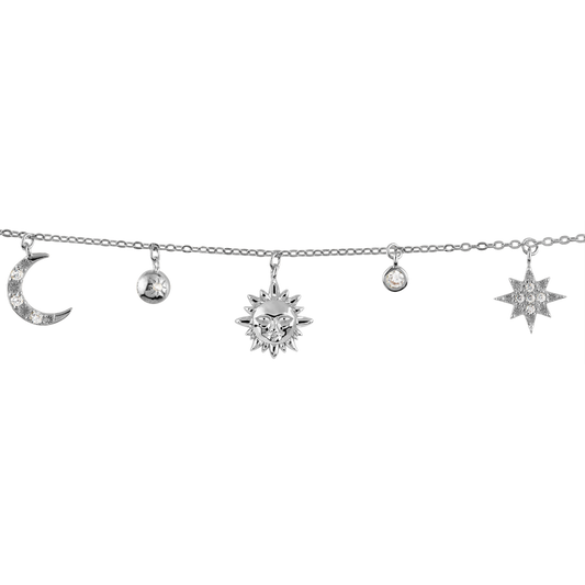 Bracelet Sterlingsilver with white Topaz  Jacques Lemans