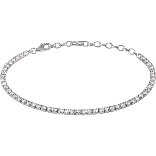 Tennis Bracelet Sterlingsilver with Topazen SE-B205A Jacques Lemans
