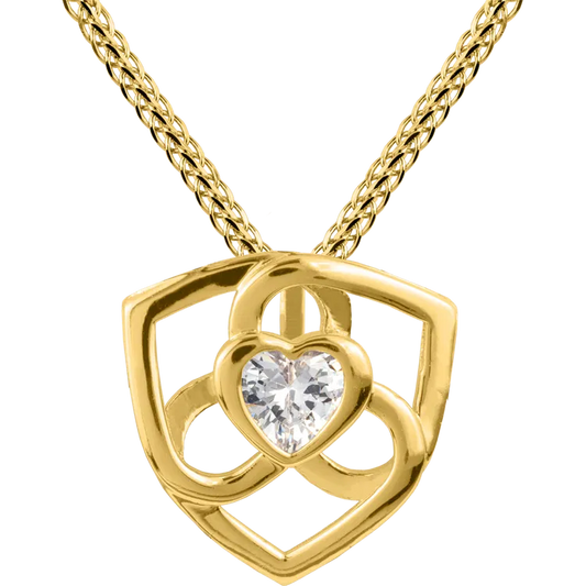 Chain Sterlingsilver goldplated with white Topaz SE-C187B Jacques Lemans