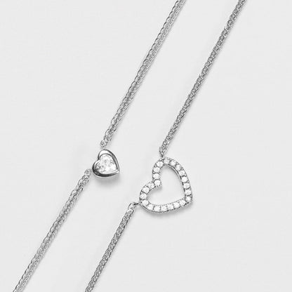 Chain Sterlingsilver with white Topaz SE-C197A Jacques Lemans