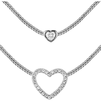 Chain Sterlingsilver with white Topaz SE-C197A Jacques Lemans