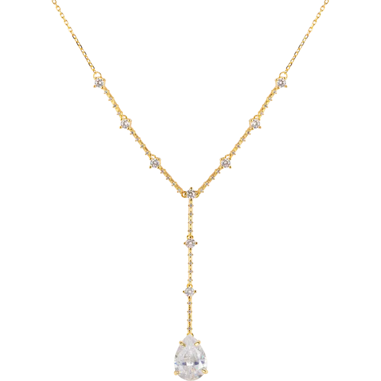 Chain Sterlingsilver goldplated  with Topazen SE-C211C Jacques Lemans