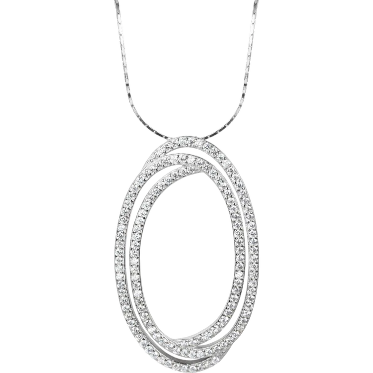 Chain Sterlingsilver with Topazen SE-C214A Jacques Lemans