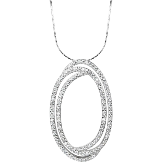 Chain Sterlingsilver with Topazen SE-C214A Jacques Lemans