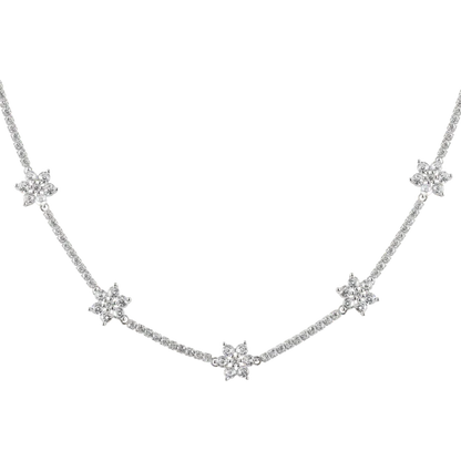 Chain "Flower" Sterlingsilver with Topazen SE-C233A Jacques Lemans