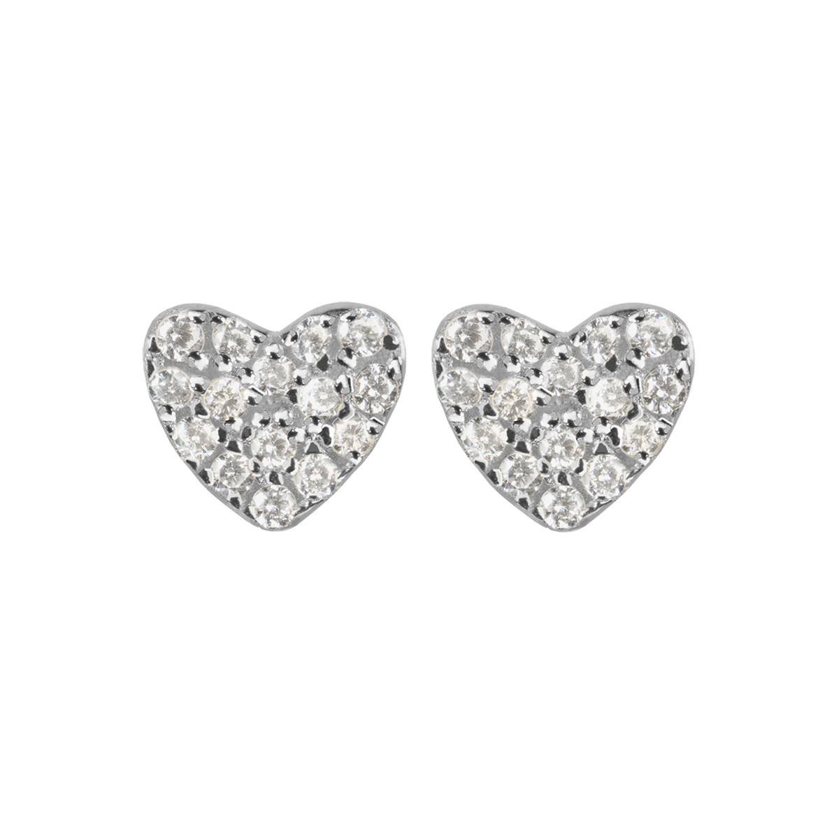 Ear studs Sterlingsilver with white Topaz SE-O195A Jacques Lemans