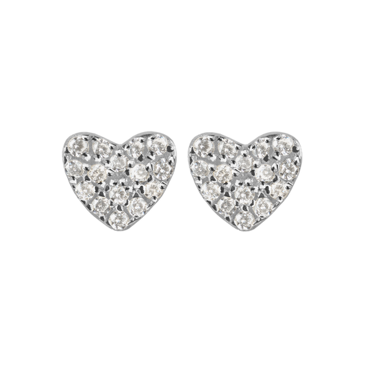 Ear studs Sterlingsilver with white Topaz SE-O195A Jacques Lemans