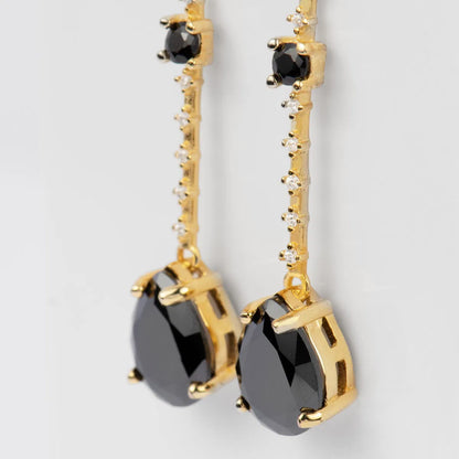 Ear studs Sterlingsilver goldplated  with Topazen SE-O211D Jacques Lemans