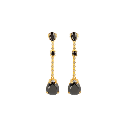 Ear studs Sterlingsilver goldplated  with Topazen SE-O211D Jacques Lemans